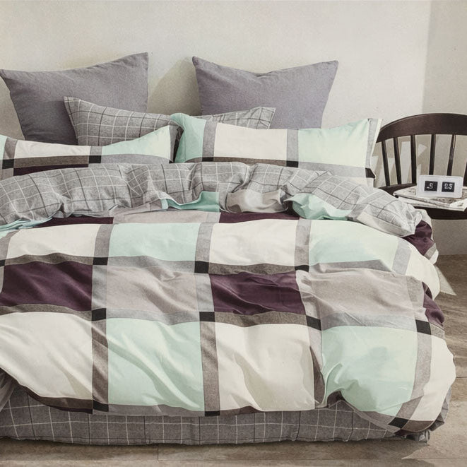 Bed Sheets King Size Set Of 4 pcs Cotton Sateen