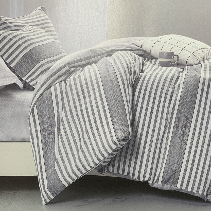 Bed Sheets King Size Set Of 4 pcs Cotton Sateen