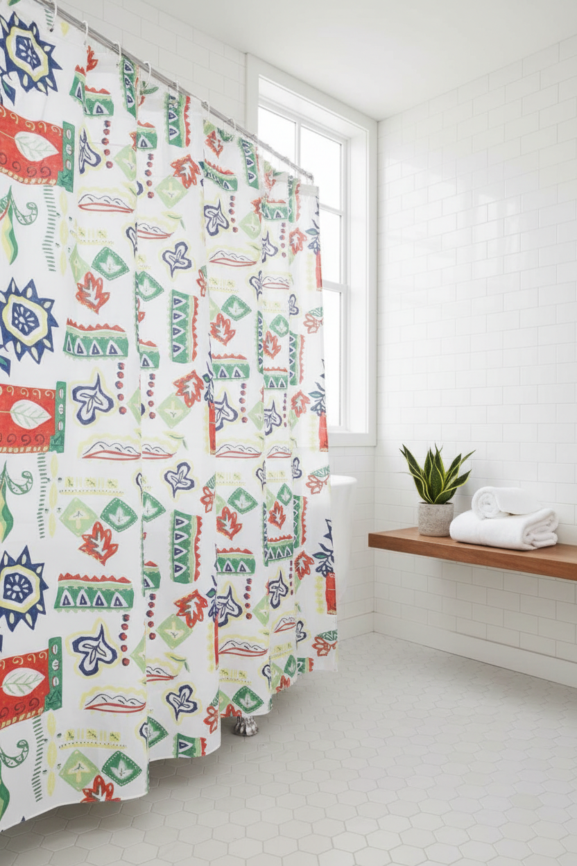 Shower curtain product photo