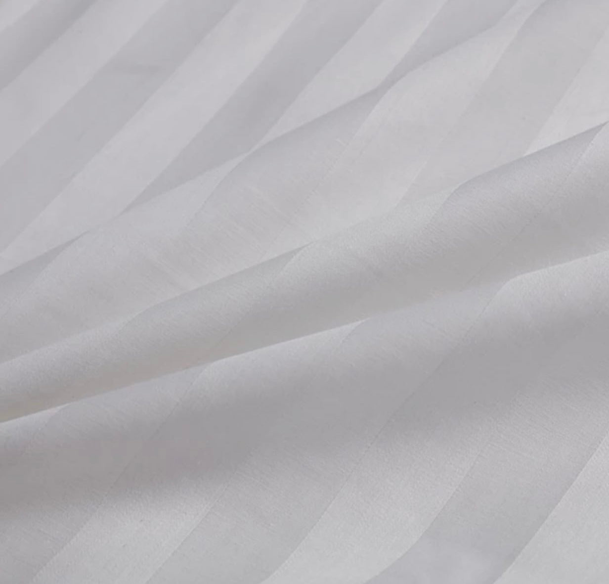 King Striped Bed Sheets Set Of 4 Pcs  Cotton Sateen