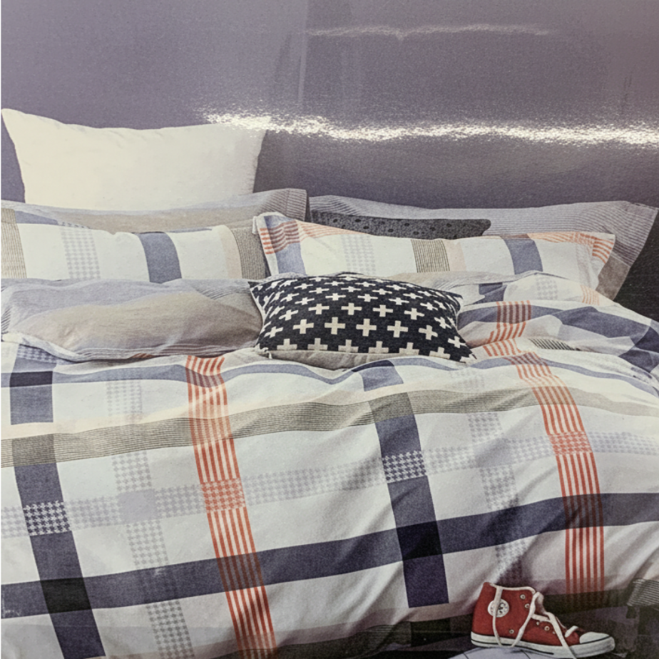 Bed Sheets King Size Set Of 4 pcs Cotton Sateen