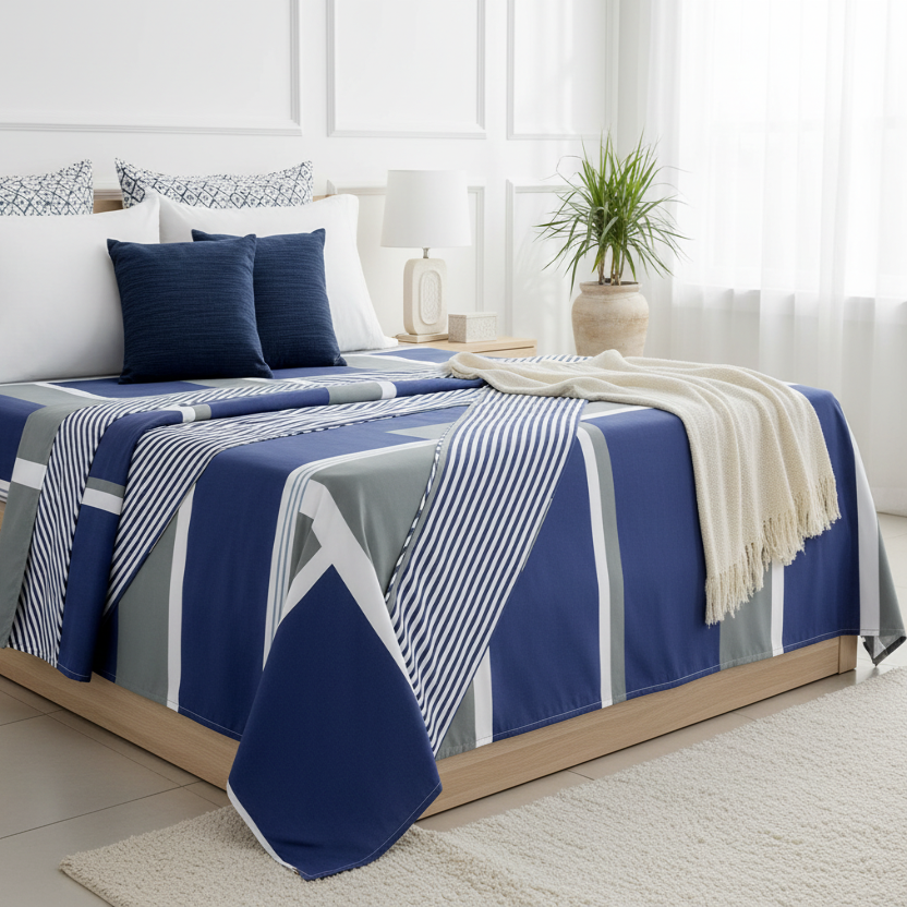 Bed Sheets Single Size Set Of 4 pcs