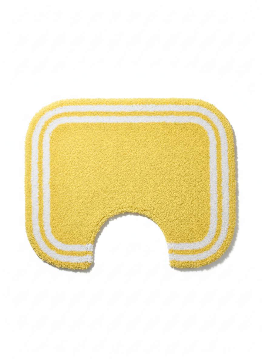 Professional U-shaped bathroom mat photo